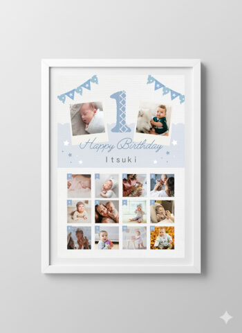 First Birthday Collage– Version 3