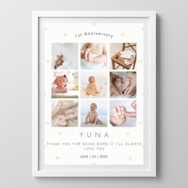 Baby's First Birthday Frames