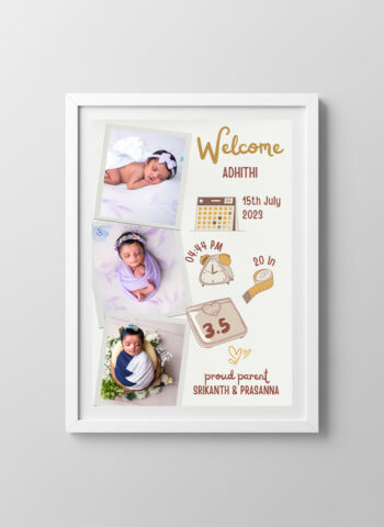 Personalized Baby Birth Frame – An Everlasting Memory