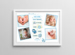 Personalized Baby Birth Frame – Version 7