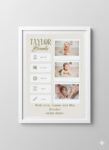 Personalized Baby Birth Frame – Version 2