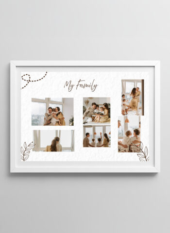 Minimalist Family Photo Collage